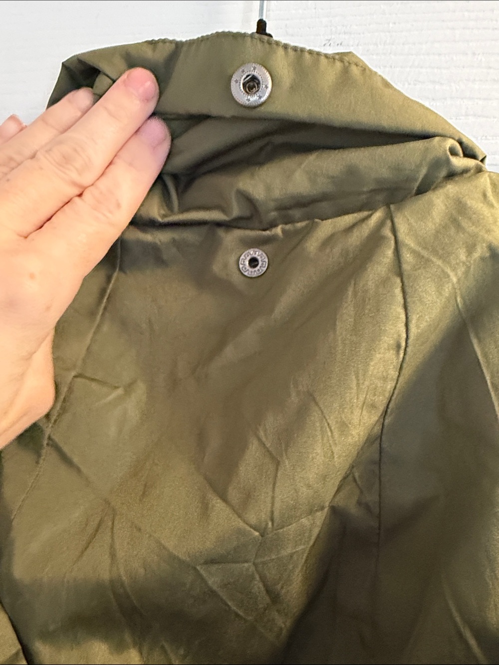 Ava & Viv Olive Utility Hooded Anorak Jacket - Picture 6 of 6